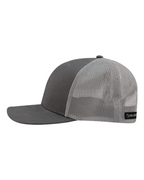 DRI DUCK 3340 Heritage Pro Trucker Cap - Charcoal/ Fog - DirectSide
