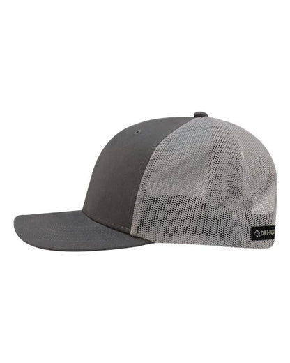 DRI DUCK 3340 Heritage Pro Trucker Cap - Charcoal/ Fog - DirectSide