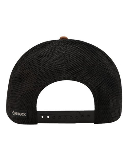 DRI DUCK 3340 Heritage Pro Trucker Cap - Saddle/ Black - Back