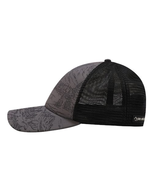DRI DUCK 3341 Buckridge Trucker Cap - Black - DirectSide