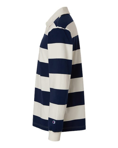 Champion CHR001 Unisex Rugby Polo - Athletic Navy/ Cream - DirectSide