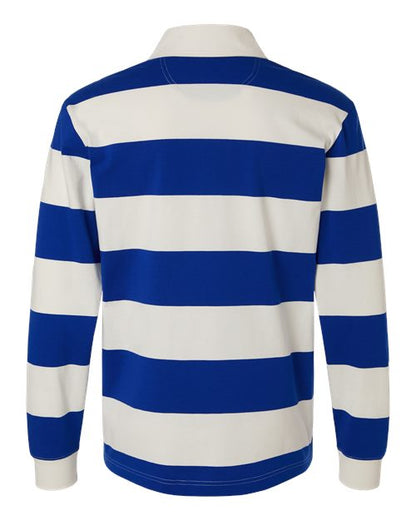 Champion CHR001 Unisex Rugby Polo - Athletic Royal/ Cream - Back