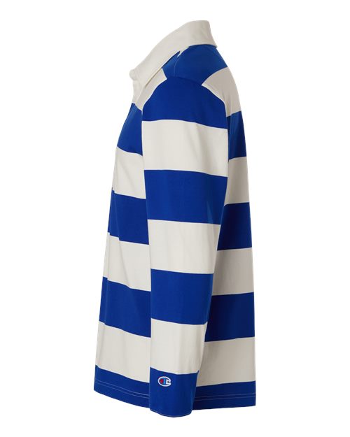 Champion CHR001 Unisex Rugby Polo - Athletic Royal/ Cream - DirectSide