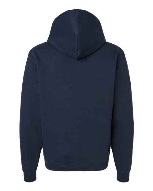 Champion S7CB0 Unisex Powerblend® Contrast Color Hooded Sweatshirt - Navy/ Light Steel - Back