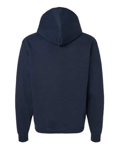 Champion S7CB0 Unisex Powerblend® Contrast Color Hooded Sweatshirt - Navy/ Light Steel - Back