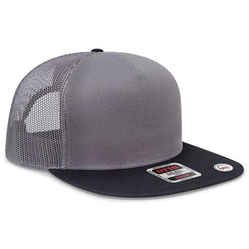 OTTO CAP® OTTO SNAP 5 Panel Pro Style Mesh Back Trucker Snapback Hat