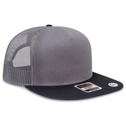 OTTO CAP® OTTO SNAP 5 Panel Pro Style Mesh Back Trucker Snapback Hat