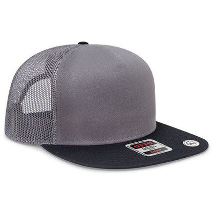 OTTO CAP® OTTO SNAP 5 Panel Pro Style Mesh Back Trucker Snapback Hat