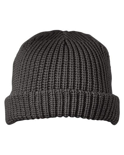 Big Accessories BA698 Dock Cuffed Beanie - style view
