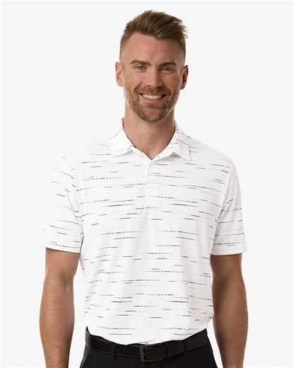 adidas A2015 Men's Ultimate365 Mesh Glimmer Print Polo - style view