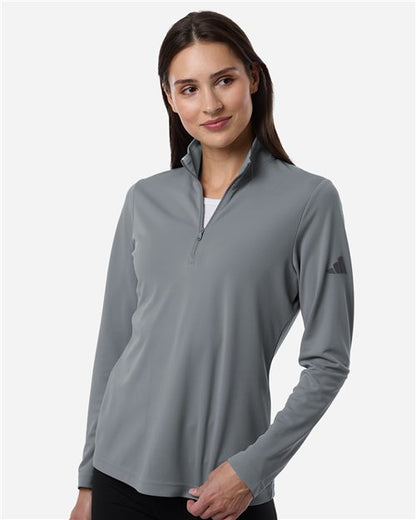 adidas A400 Women's Lightweight Quarter-Zip Pullover - style view