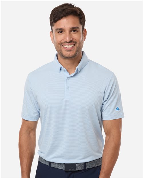 adidas A2026 Men's Ultimate365 Pencil Stripe Climacool Polo - style view