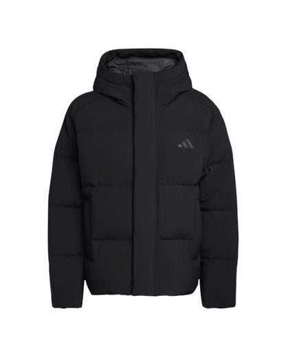 adidas AT600 Men's Helonic Down Puffer Hooded Jacket - style view