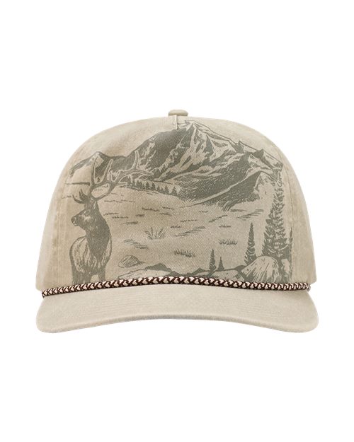 DRI DUCK 3338 Elk Nature Scene Cap - style view