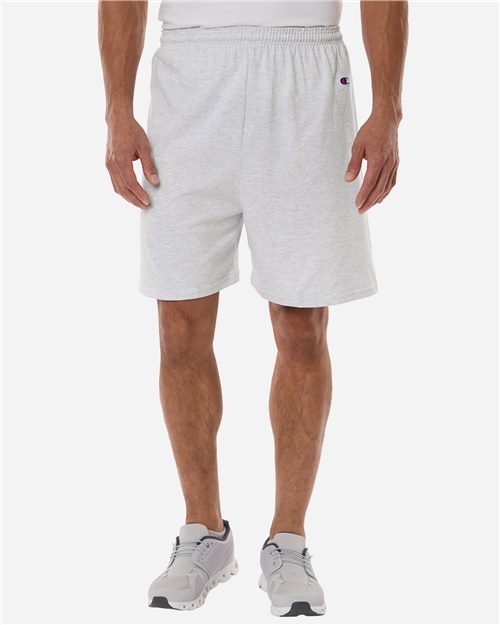Champion 8187 Unisex Cotton Gym Shorts - style view