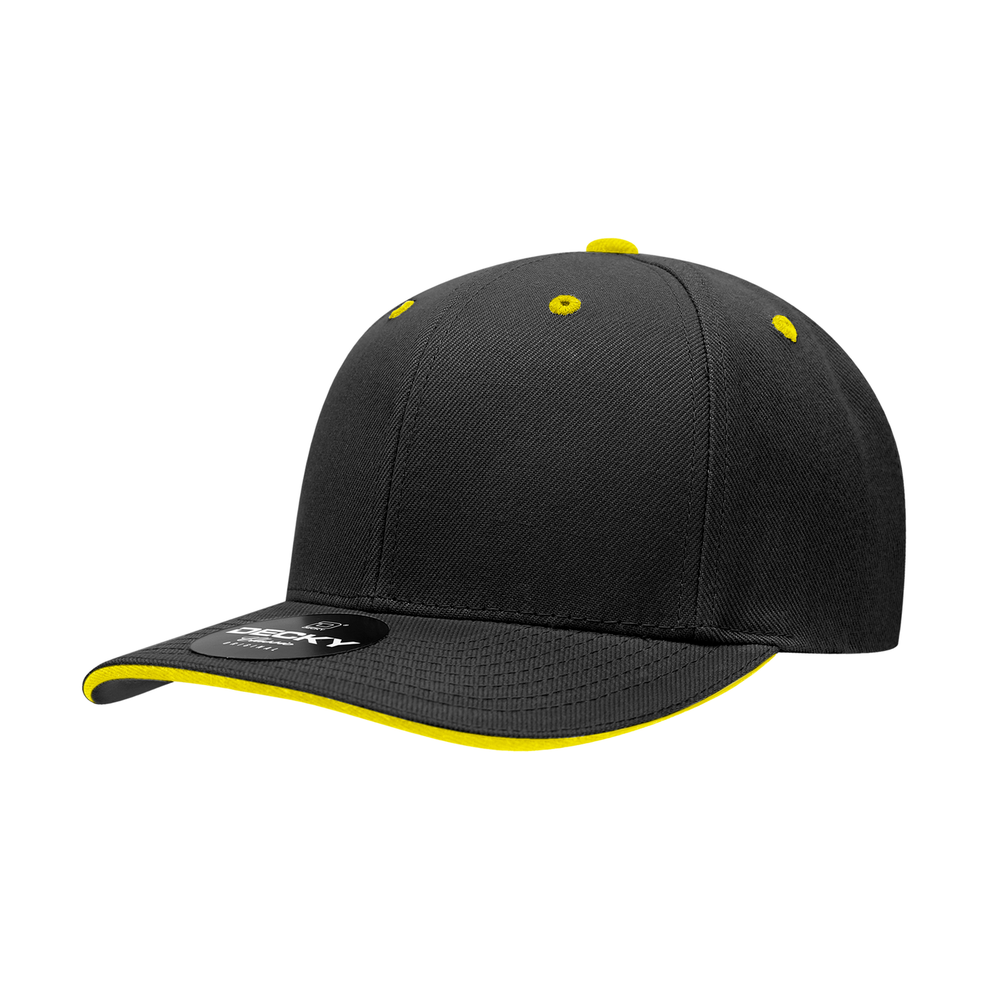 Decky-2003-6 Panel Mid Profile Structured Sandwich Bill Cap