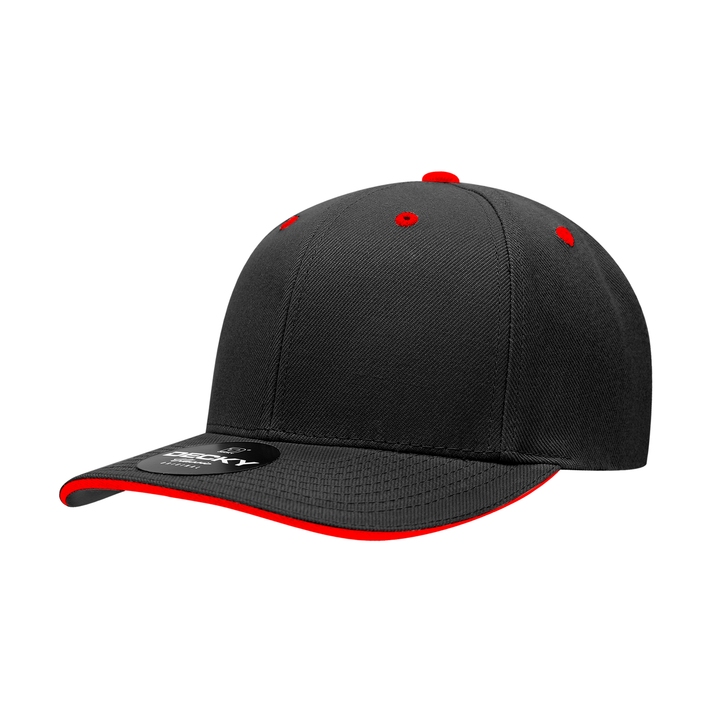 Decky-2003-6 Panel Mid Profile Structured Sandwich Bill Cap