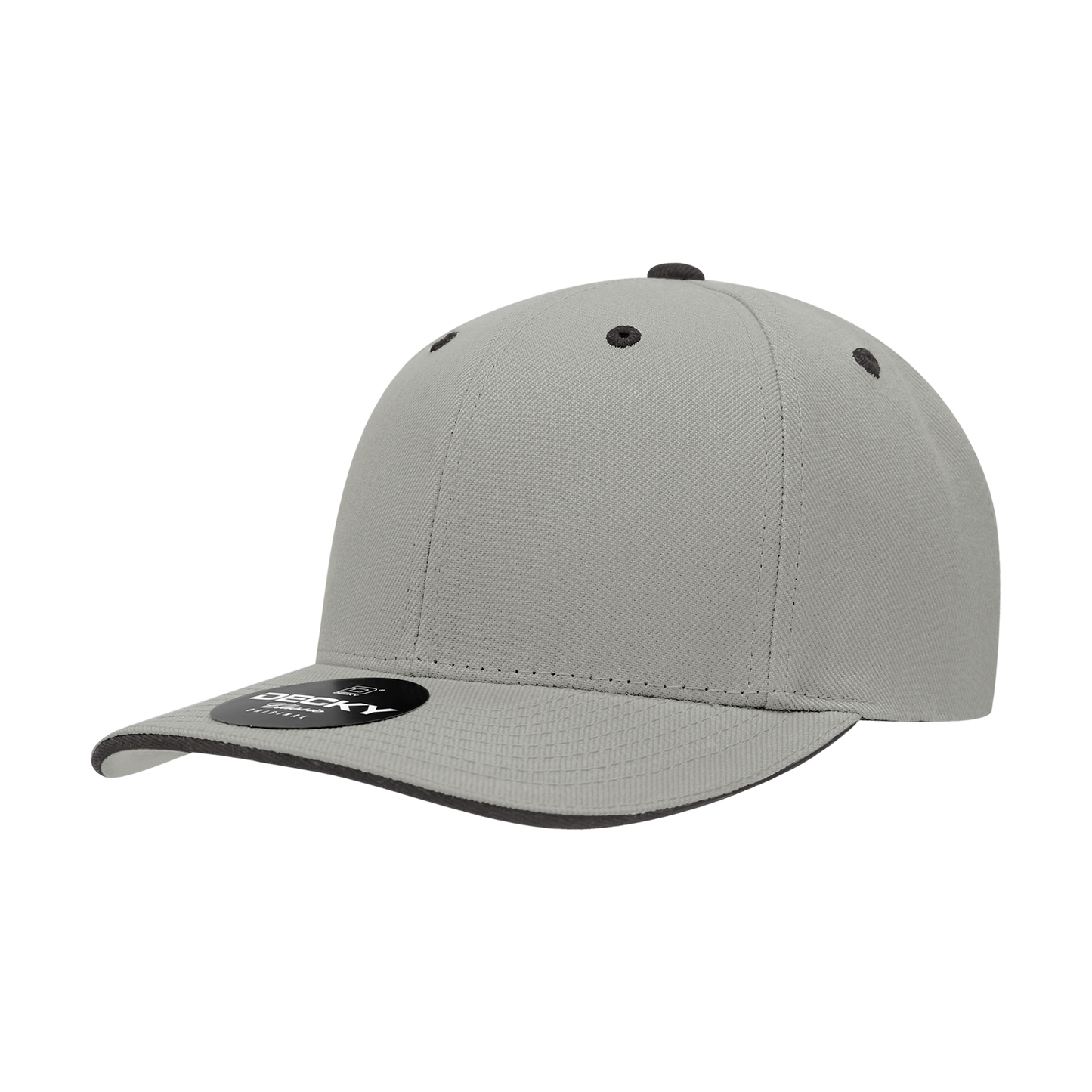 Decky-2003-6 Panel Mid Profile Structured Sandwich Bill Cap