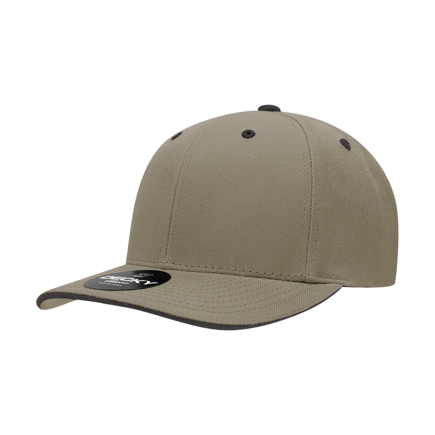 Decky-2003-6 Panel Mid Profile Structured Sandwich Bill Cap