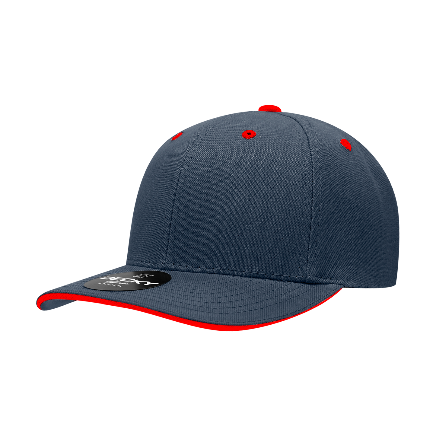Decky-2003-6 Panel Mid Profile Structured Sandwich Bill Cap