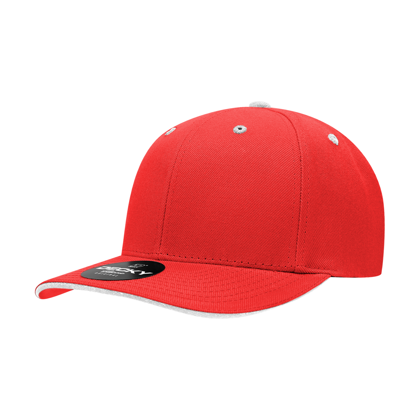 Decky-2003-6 Panel Mid Profile Structured Sandwich Bill Cap