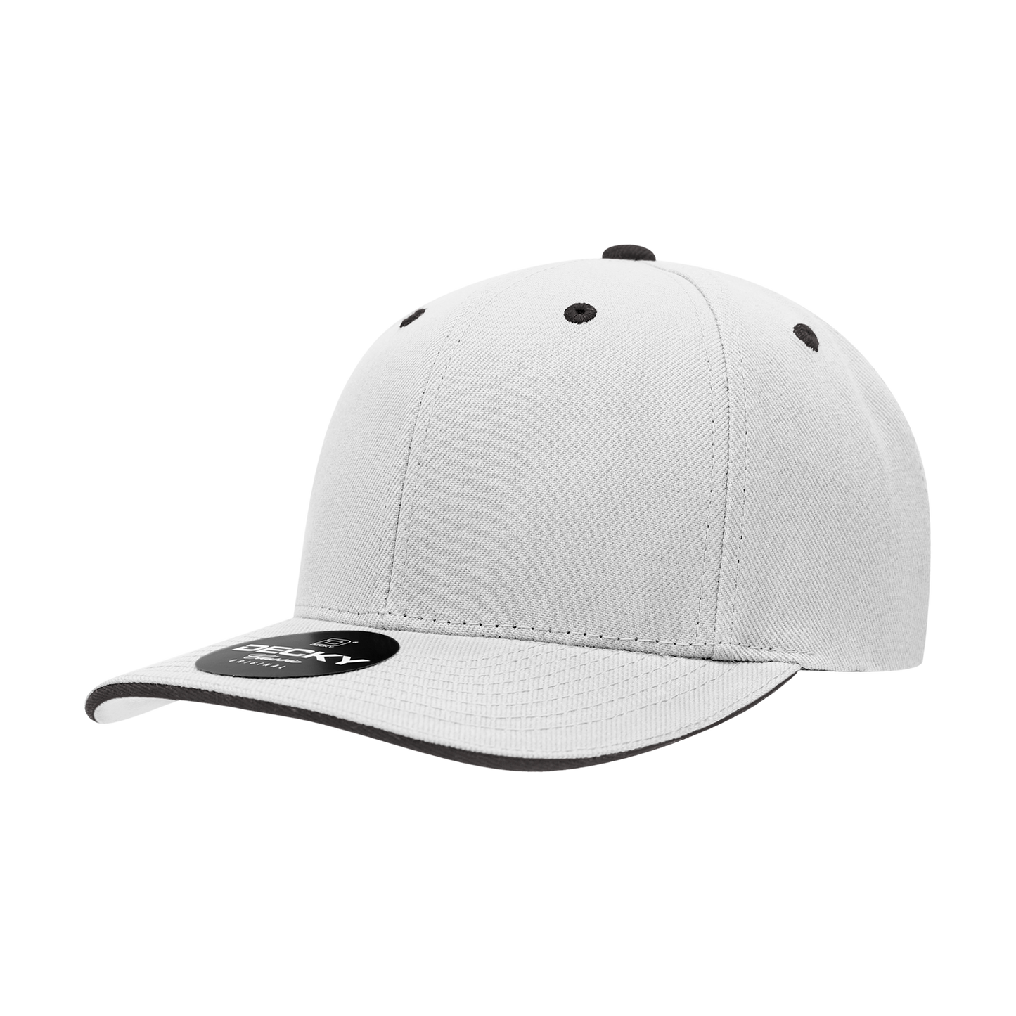 Decky-2003-6 Panel Mid Profile Structured Sandwich Bill Cap