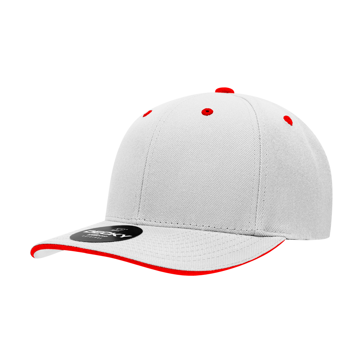 Decky-2003-6 Panel Mid Profile Structured Sandwich Bill Cap