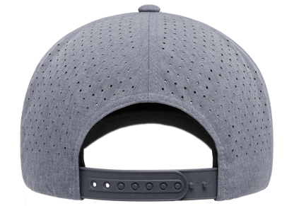 YP Classics 5-Panel Snapback Cap with Perforations and Braided Rope | 5389BD-BK-ONE