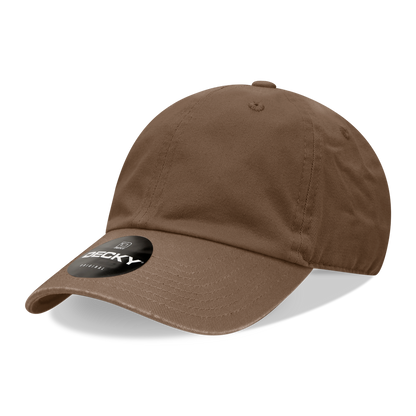 Decky-205-6 Panel Low Profile Relaxed Cotton Dad Hat