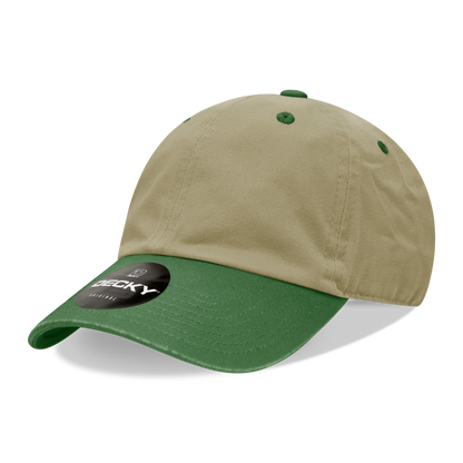 Decky-205-6 Panel Low Profile Relaxed Cotton Dad Hat