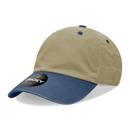 Decky-205-6 Panel Low Profile Relaxed Cotton Dad Hat