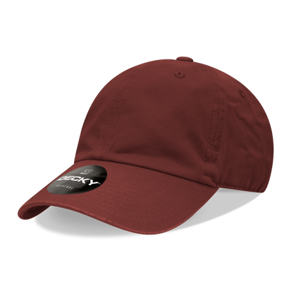 Decky-205-6 Panel Low Profile Relaxed Cotton Dad Hat