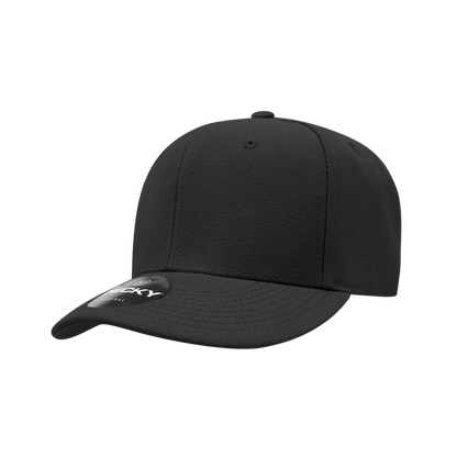 Decky-206-6 Panel Low Profile Structured Acrylic/Polyester Cap