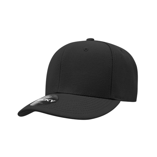 Decky-206-6 Panel Low Profile Structured Acrylic/Polyester Cap