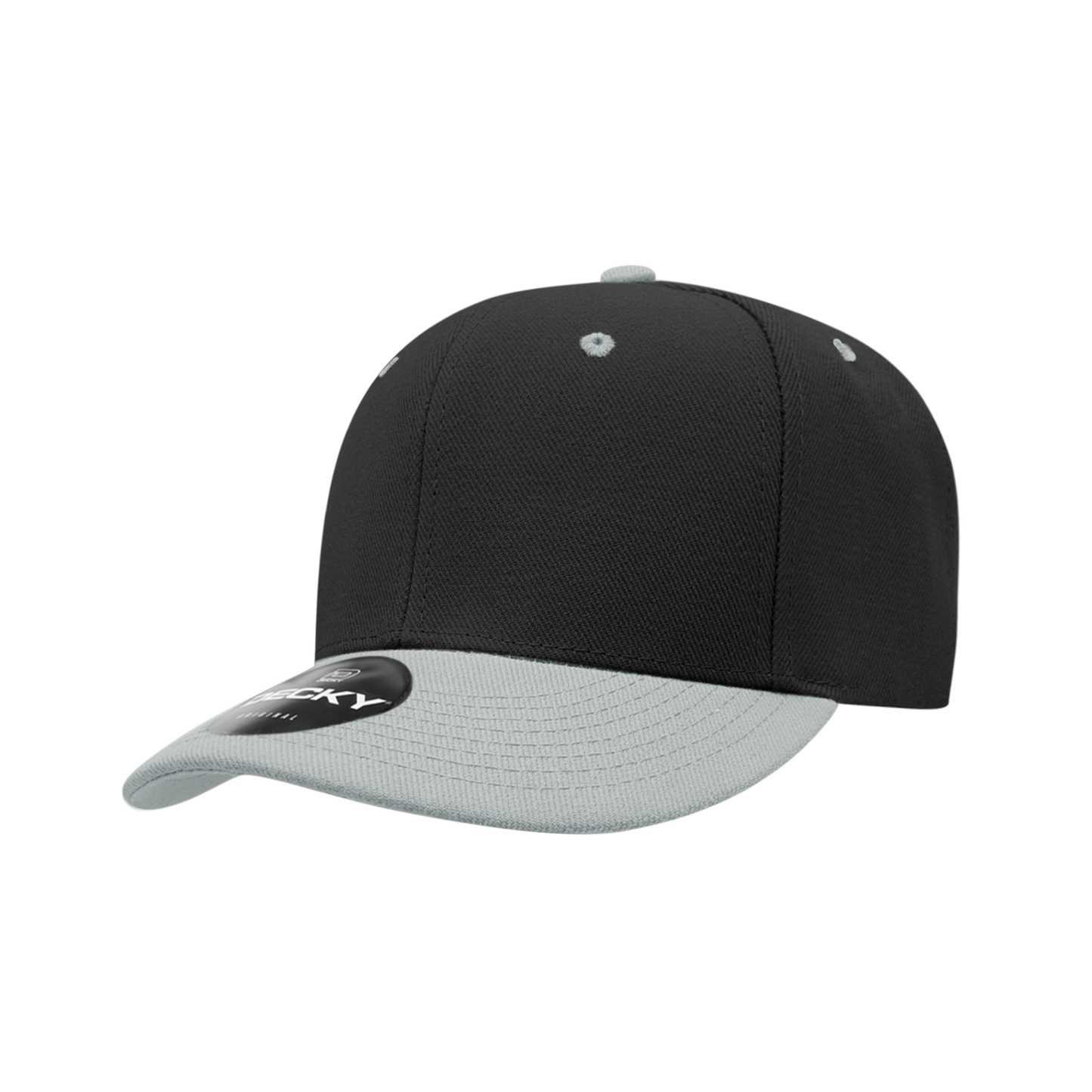 Decky-206-6 Panel Low Profile Structured Acrylic/Polyester Cap