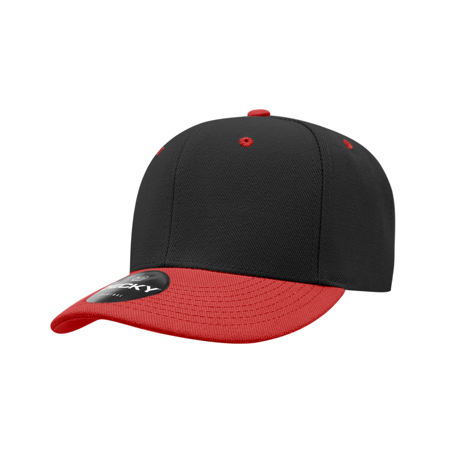 Decky-206-6 Panel Low Profile Structured Acrylic/Polyester Cap