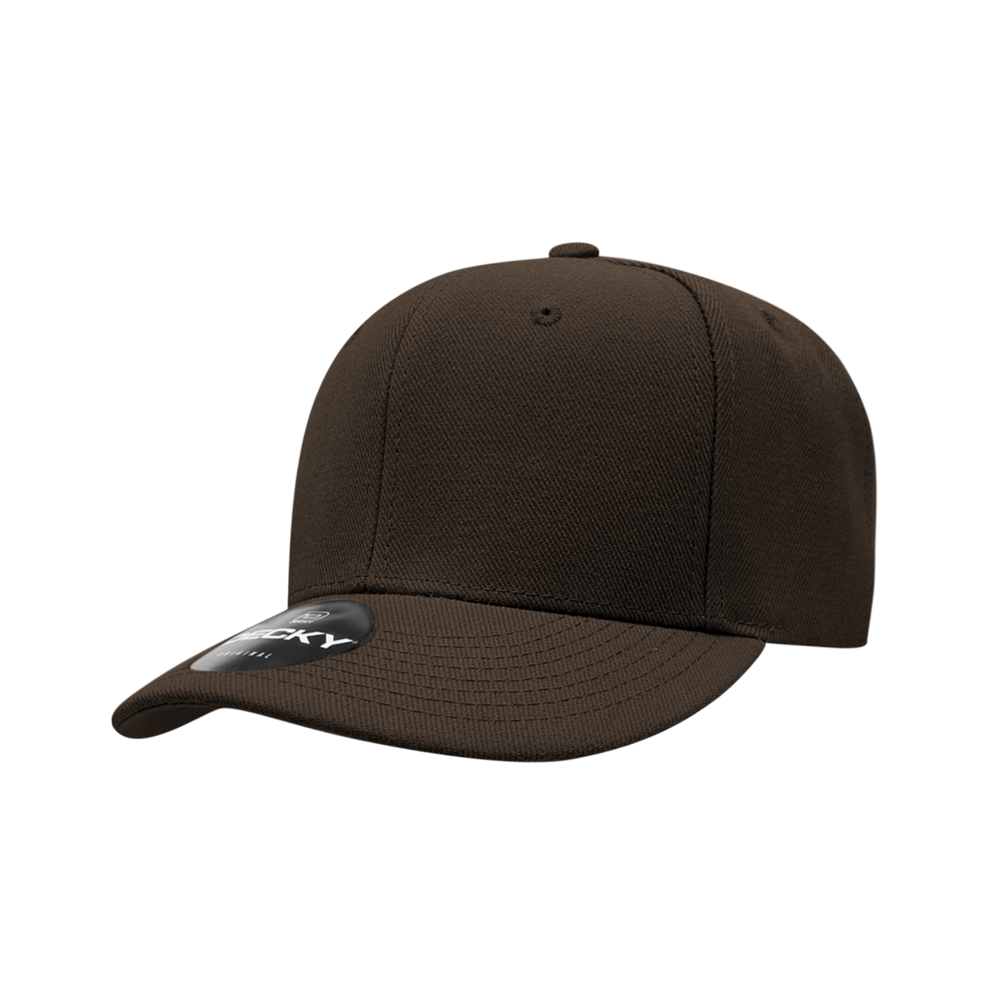 Decky-206-6 Panel Low Profile Structured Acrylic/Polyester Cap