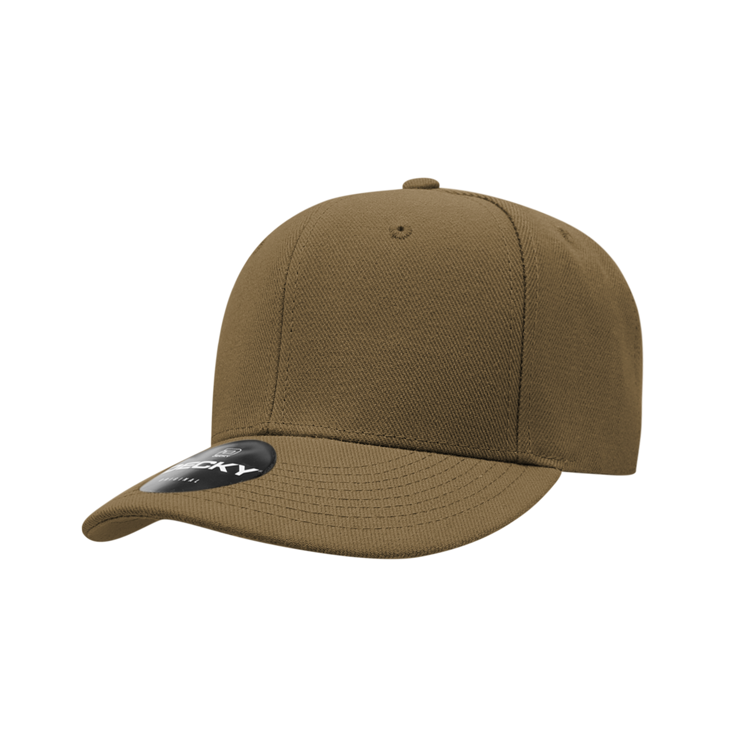 Decky-206-6 Panel Low Profile Structured Acrylic/Polyester Cap