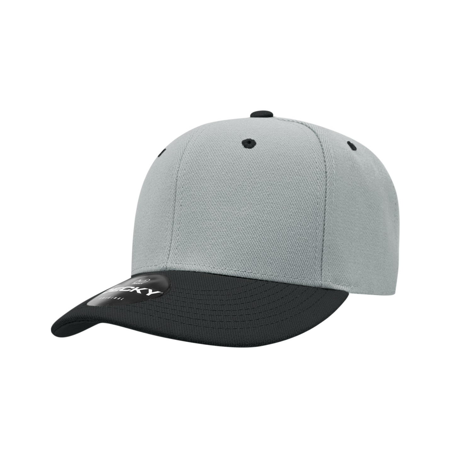 Decky-206-6 Panel Low Profile Structured Acrylic/Polyester Cap