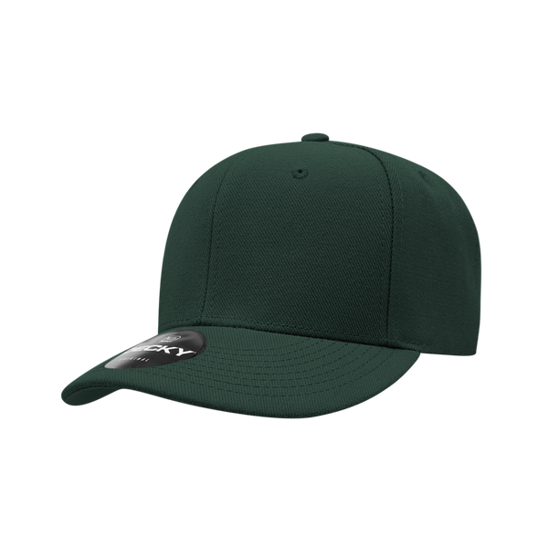 Decky-206-6 Panel Low Profile Structured Acrylic/Polyester Cap - HUNTER