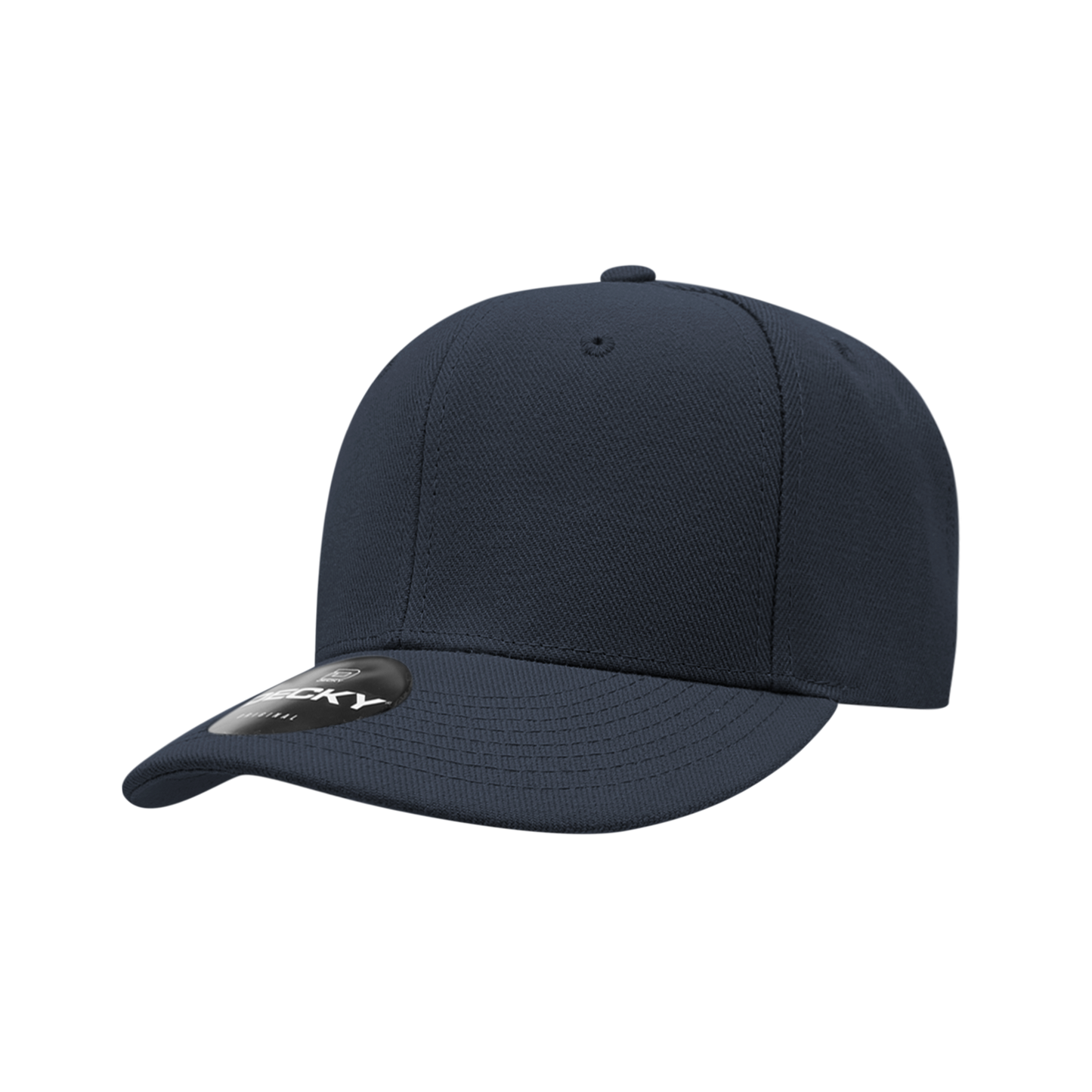 Decky-206-6 Panel Low Profile Structured Acrylic/Polyester Cap
