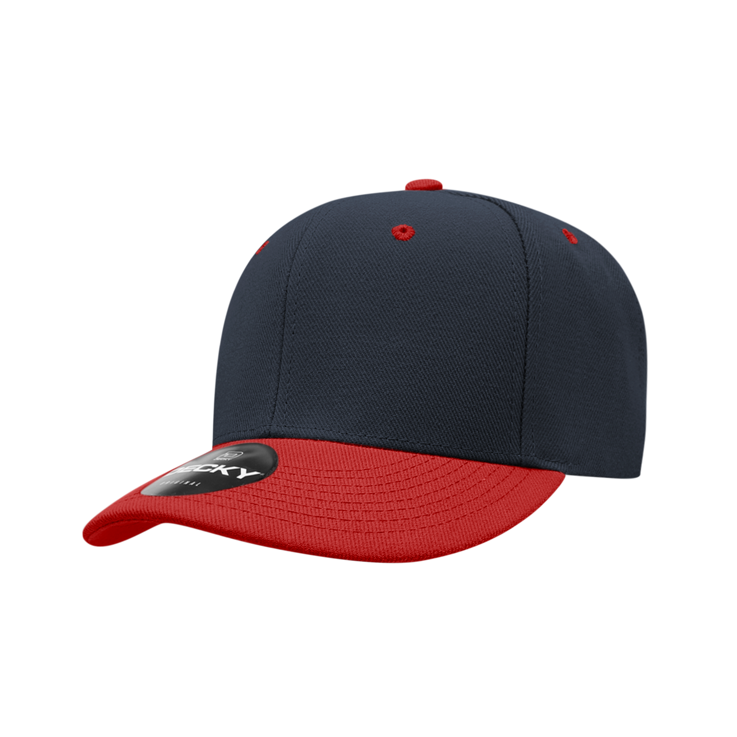 Decky-206-6 Panel Low Profile Structured Acrylic/Polyester Cap