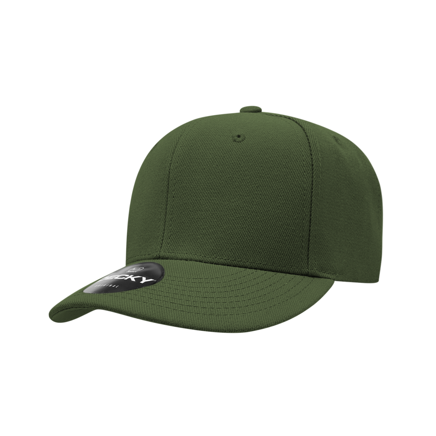 Decky-206-6 Panel Low Profile Structured Acrylic/Polyester Cap