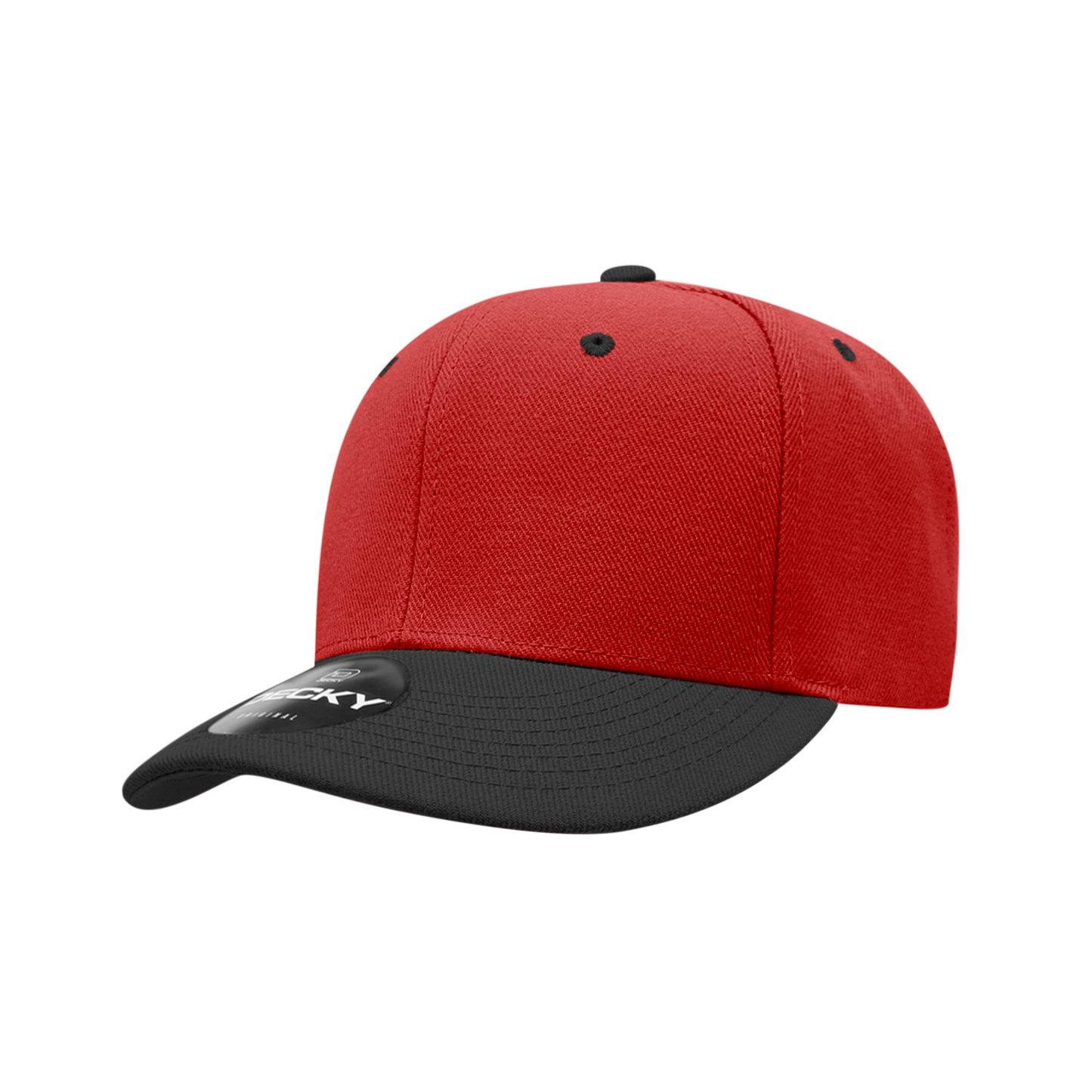 Decky-206-6 Panel Low Profile Structured Acrylic/Polyester Cap