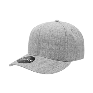 Decky-207-6 Panel Mid Profile Structured Acrylic/Polyester Cap
