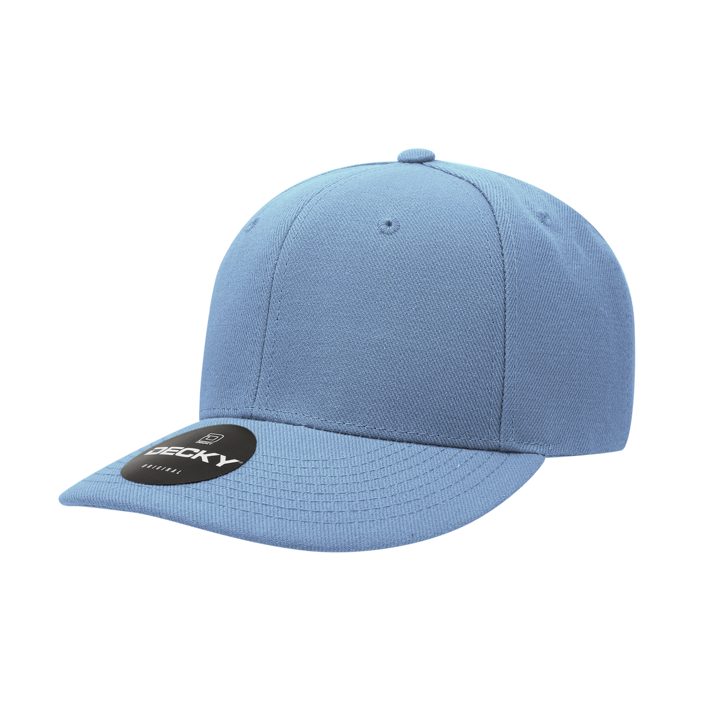 Decky-207-6 Panel Mid Profile Structured Acrylic/Polyester Cap