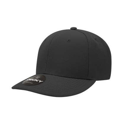 Decky-207-6 Panel Mid Profile Structured Acrylic/Polyester Cap
