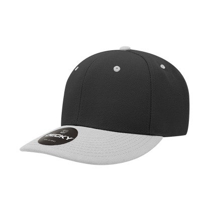 Decky-207-6 Panel Mid Profile Structured Acrylic/Polyester Cap