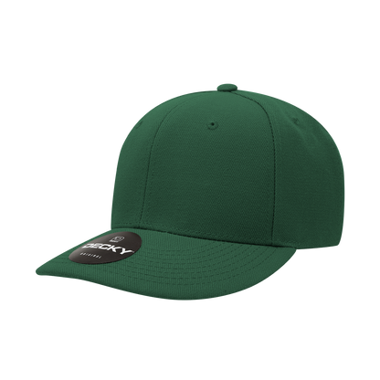 Decky-207-6 Panel Mid Profile Structured Acrylic/Polyester Cap