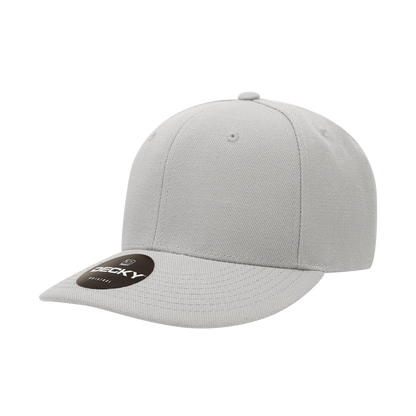 Decky-207-6 Panel Mid Profile Structured Acrylic/Polyester Cap